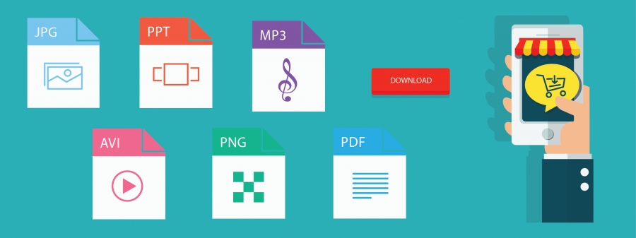 محصولات دیجیتال یا محصولات الکترونیکی (e-goods) محصولات ناملموسی هستند که به صورت دیجیتالی وجود دارند.